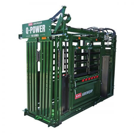 Side Profile of Q-Power 104 Series Deluxe Vet model with full-sized palpation cage