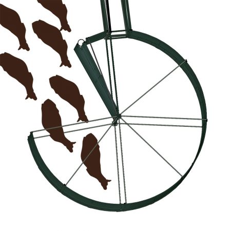 3E S-Flow Step 1: Cattle enter the sweep gate on the cattle tub