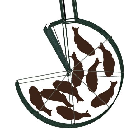 3E S-Flow Step 3: Cattle begin to move out of the tub and into the alley, without the need to close the sweep gate behind them