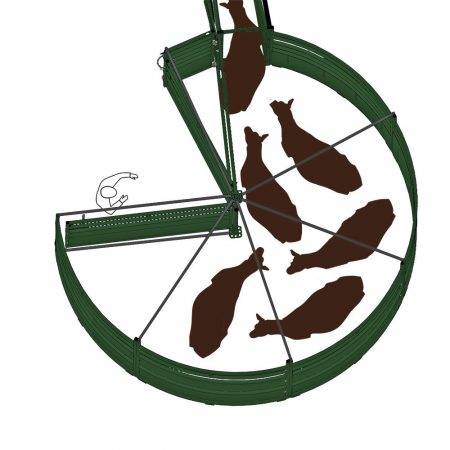 3E BudFlow Step 4: First cow enters the alley, thinking they are returning to where they came from