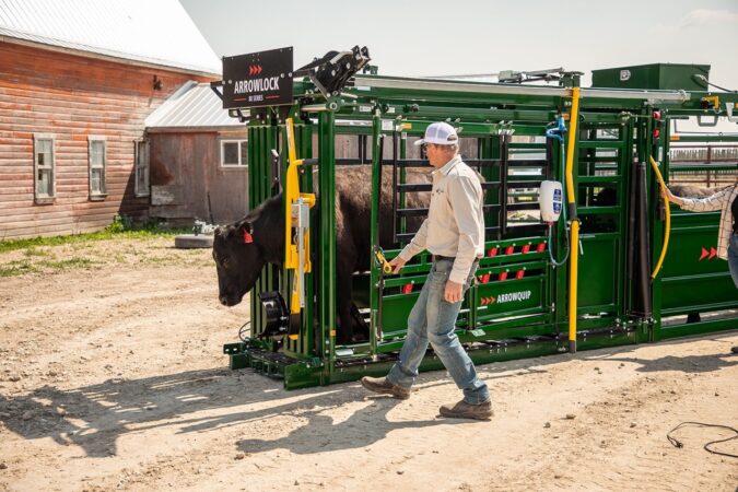 Arrowlock 88 portable cattle system emergency exit