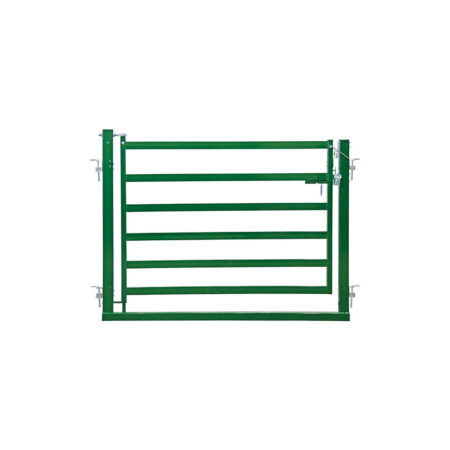 8 foot no bow cattle gate front view showing bottom bow frame