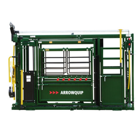 Arrowlock 75 squeeze chute with palpation cage side view