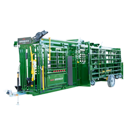 Heeler 75C Manual Portable Corral System ready for transport