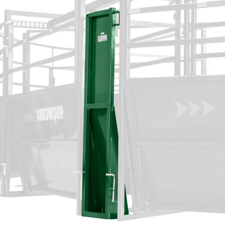 Easy Flow adjustable cattle alley kicker panel for curved cattle alleys (2025)