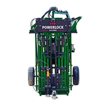 Powerlock 108 portable chute and alley head on view