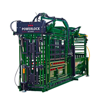 Powerlock 108 portable chute and alley in stationary position