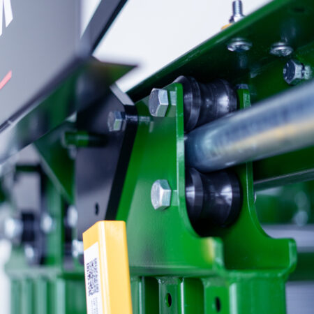 Delrin Rollers on Arrowlock 88 Series Head Gate for Noise Reduction