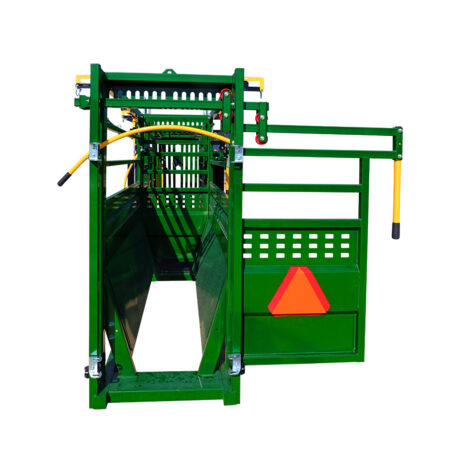 Rear view of the Arrowlock 75 chute and alley with rolling door open