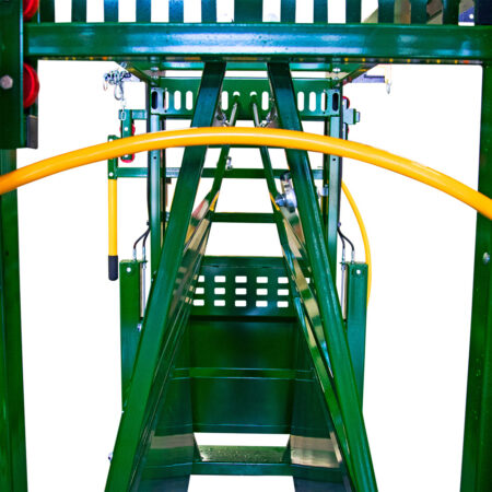 View of alley from the chute