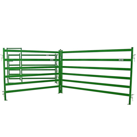 High-pressure Arrow Cattle Panels joined