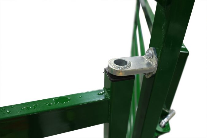 Bow Gate Hinges Close-Up