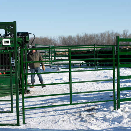 Low-pressure Arrow cattle panel in system