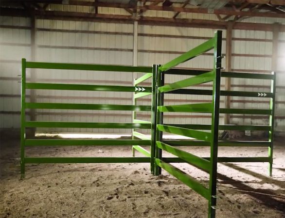 Cattle Panel Connectors allow you to connect up to four panels and gates at a single point