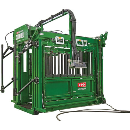 Colonel Hydraulic Chute with neck extenders fully out