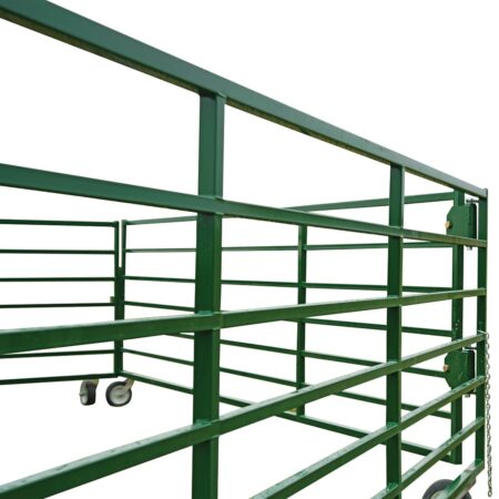 Corral panels close up