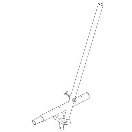 CAD Drawing of Cowboy Latch for High Bow Gate