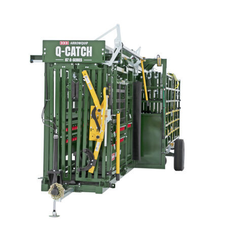 Heeler 87C Portable CattleCorral transport ready front view