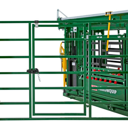 Heeler 87C Manual Portable Corral man gate for easy access in and out of corral