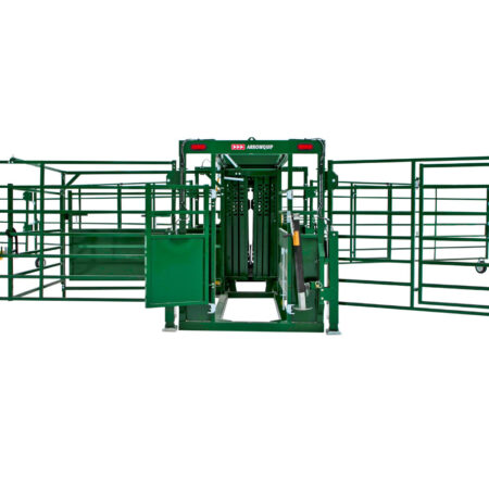 Heeler 87C Portable Corral open rear door