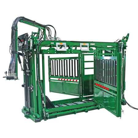 Full side access major hydraulic chute