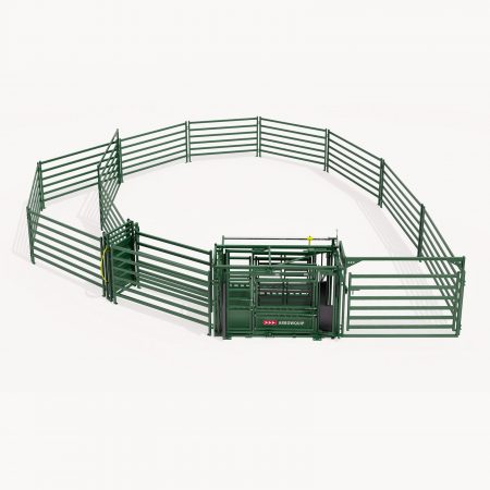 3D Drawing of AQ35 small cattle corral