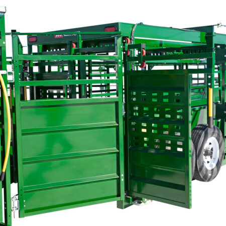 Heeler Portable Corral Rolling Alley Gate and Double Alley Merge