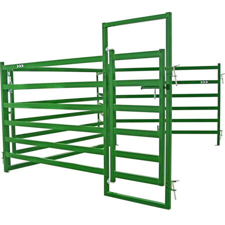 High-pressure man gate panel with arrow panels
