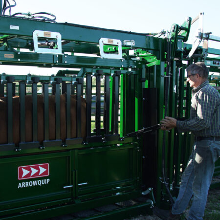 Colonel Cattle Chute side panel access panels down