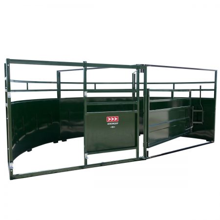 Double Alley Cattle Tub with 180 degree exit