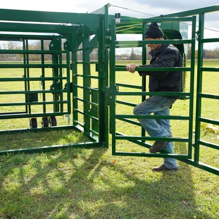 Using man gate heeler